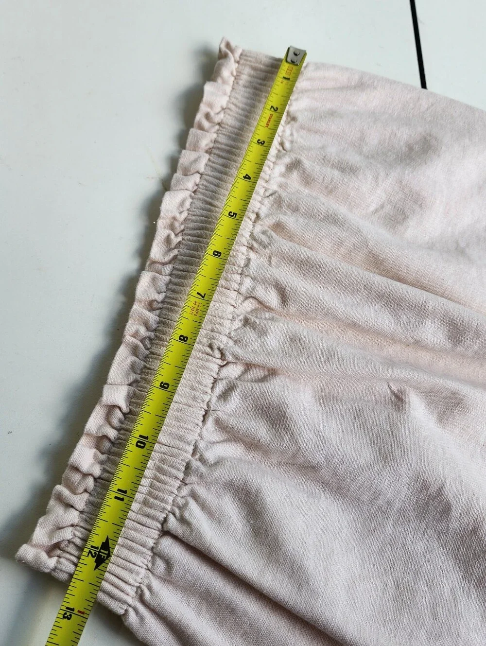 J Crew Pull On Skirt Womens City Linen Blend Pockets Cream Beige Elastic 00